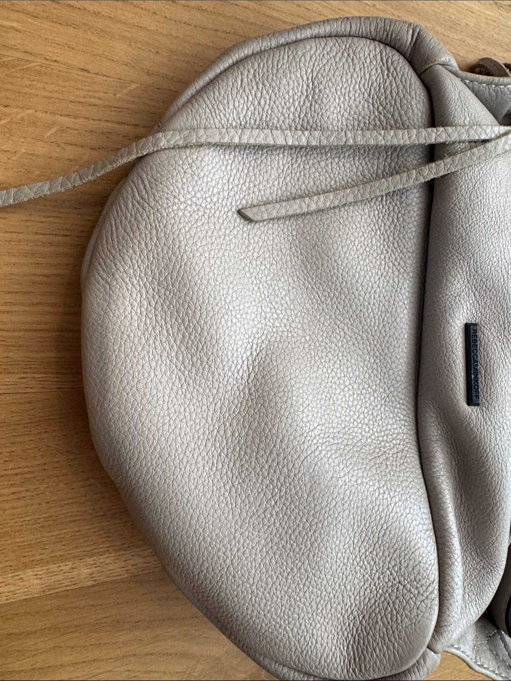 Rebecca Minkoff Taupe Leather Backpack - Picture 9 of 11